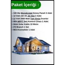 N&d Lighting Bağ Evi Hobi Bahçesi Buzdolabı+Tv+Aydınlatma Solar Paket 8kwp