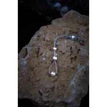Encili Silver 925 Ayar Gümüş Tek Sallantılı Tesbih Püskülü