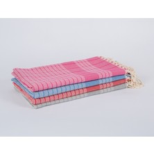 Kyver Freyadesenli %100 Pamuk Plaj, Hamam Peştemal, Banyo, Misafir, Havuz, Spa Havlusu 90X190 cm