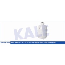 Kale Genleşme Tankı (Radyatör Ek Depo) Kapaklı Renault R9 / R11 / 18 / 19 I /ıı / Express Trafıc