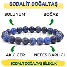 Eminönü Boncuk Sodalit Doğal Taş Bileklik