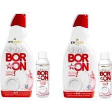 Boron Jel Bulaşık Makinesi Deterjanı 820 ml 110 ml Doğal Parlatıcı 2 Adet