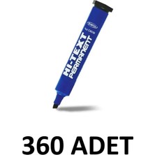 Hi-Text  360 Adet  830PC Kesik  Uç  Permanent Kalem Koli Kalemi Mavi