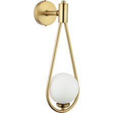 Lampaluce Pioggia Tasarımı Modern Aplik Sarı 35 cm