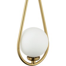Lampaluce Pioggia Tasarımı Modern Aplik Sarı 35 cm