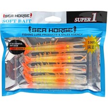 Sea Horse Manic Shrimp 7cm Uv Orange Package 4 Lü