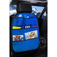 Nice Shop Oto Koltuk Arkası Organizer Premium Lüks Tay Tüyü Kumaş