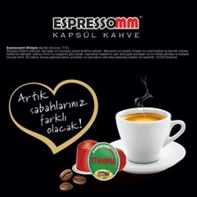 ESPRESSOMM Espressomm® Single Origin Ethiopia Alüminyum Kapsül Kahve Nespresso® Uyumlu Espresso 10 Adet