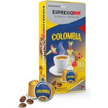 ESPRESSOMM Espressomm® Single Origin Colombia Alüminyum Kapsül Kahve Nespresso® Uyumlu 50 Adet