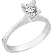 Engingold Pırlanta Tektaş Yüzük 0,61CT