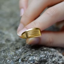 Engingold 22 Ayar Altın Trabzon Hasır Yüzük