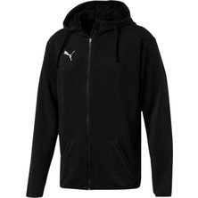 Puma Liga Casual Hoody Jacket Erkek Futbol Ceketi 65577103 Siyah