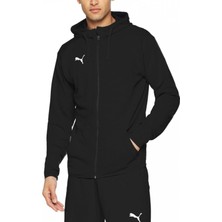 Puma Liga Casual Hoody Jacket Erkek Futbol Ceketi 65577103 Siyah