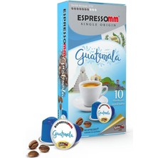 ESPRESSOMM Espressomm® Single Origin Guatemala Alüminyum Kapsül Kahve Nespresso® Uyumlu Espresso 100 Adet