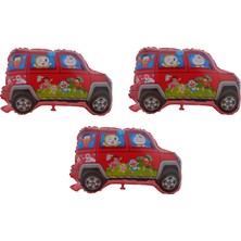 Hit Dükkan Doraemon 3 Adet Büyük Boy 60CMX38CM Folyo Balon (Helyum) No:11