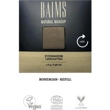 Baims Eyeshadow Quad Palette (Dörtlü Göz Farı) Yeniden Dolum Organik Vegan Göz Farı