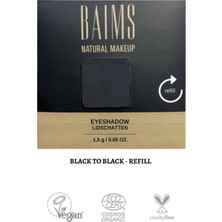 Baims Eyeshadow Quad Palette (Dörtlü Göz Farı) Yeniden Dolum Organik Vegan Göz Farı