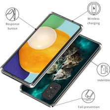 Cool-M Samsung Galaxy A23 4g / A23 5g (Global Versiyon) Desen Baskı Net Tpu Şok Geçirmez Koruyucu Imd Telefon Kapağı (Yurt Dışından)