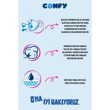 Confy Premium 1 Numara Bebek Bezi Yenidoğan 2 - 5 Kg 200 Adet