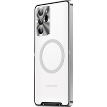 Cool-M Samsung Galaxy NOTE20 Için Ultra 4g Anti-Drop Telefon Kapağı Tpu Geri + Elektrokaplama Metal Kenarı Entegre Lens Koruma Mat Kılıfı (Yurt Dışından)