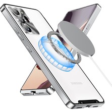 Cool-M Samsung Galaxy NOTE20 Için Ultra 4g Anti-Drop Telefon Kapağı Tpu Geri + Elektrokaplama Metal Kenarı Entegre Lens Koruma Mat Kılıfı (Yurt Dışından)