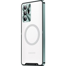 Cool-M Samsung Galaxy NOTE20 Için Ultra 4g Anti-Drop Telefon Kapağı Tpu Geri + Elektrokaplama Metal Kenarı Entegre Lens Koruma Mat Kılıfı (Yurt Dışından)