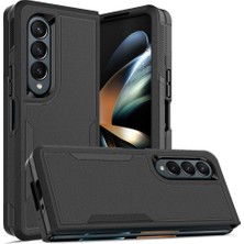 Cool-M Samsung Galaxy Z Fold4 Için 5g Anti-Çizelge Pc + Tpu Katlanır Telefon Kılıfı Bırakma Rahat Arka Kapak (Yurt Dışından)