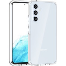 Cool-M Samsung Galaxy A34 Için 5g Bi-Renkli Temiz Arka Kapak Combo Yumuşak Tpu+Tpe Çerçeve Damla Geçirmez Koruyucu Telefon Kılıfı (Yurt Dışından)