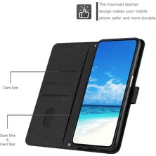 Cool-M Samsung Galaxy A23 4g / A23 5g (Global Versiyon) / F23 5g / M23 5g / M13 4g Flip Pu Deri Deri Deri Kapak Cilt Touch Hissed Hissedilmiş Kalp Şekli Cüzdan Stand Kılıfı Omuz Kayışı (Yurt Dışından)