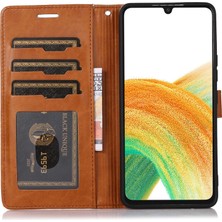 Cool-M Samsung Galaxy A53 5g Renkli Ekleme Cüzdan Telefon Kılıfı Cilt Touch Duygu Pu Deri+Tpu Flip Stand Kapağı (Yurt Dışından)