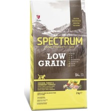 Spectrum Low Grain Tavuklu Hindili Kızılcıklı Yavru Kedi Maması 12 kg