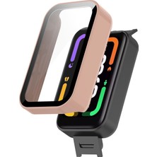 Microcase Xiaomi Redmi Smart Band Pro Ekran Korumalı Sert Rubber Kılıf - AL3173