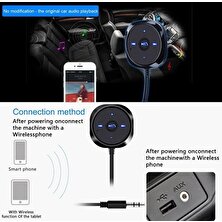 Lorinn Araba Hands-Free Bluetooth Uyumlu Ses Alıcısı 3.5mm Aux Kablosuz Bluetooth (Yurt Dışından)