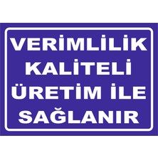 Vizyon Trafik Kaliteli Üretim 15X21 cm Galvaniz Saç 0,4 mm