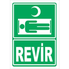 Vizyon Trafik Revir Levhası 15X21 cm Dekota 3 mm