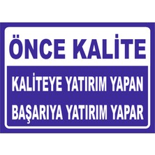 Vizyon Trafik Önce Kalite 15X21 cm Galvaniz Saç 0,4 mm