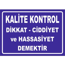 Vizyon Trafik Kalite Kontrol 15X21 cm Galvaniz Saç 0,4 mm