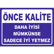 Vizyon Trafik Önce Kalite 15X21 cm Galvaniz Saç 0,4 mm