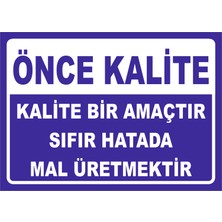Vizyon Trafik Önce Kalite 15X21 cm Galvaniz Saç 0,4 mm