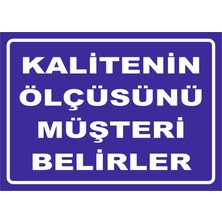 Vizyon Trafik Kalitenin Ölçüsü 15X21 cm Galvaniz Saç 0,4 mm