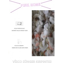 Pink Home Visco Sünger Kırpıntı Parçalar 5 kg Visco Mobilya Koltuk Minder Kırlent Yatak Dolgu