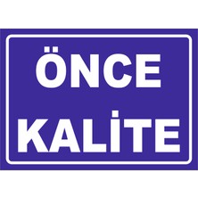 Vizyon Trafik Önce Kalite 15X21 cm Galvaniz Saç 0,4 mm