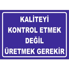 Vizyon Trafik Kaliteyi Kontrol Etmek 15X21 cm Sticker