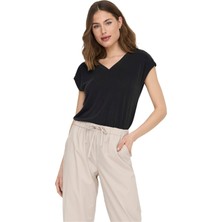 Only Onlfree S/s Modal V-Neck  Noos Kadın T-Shirt - 15287041
