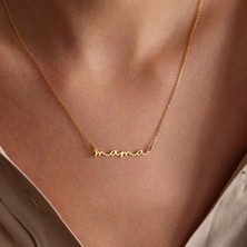 Nida Jewelry 925 Ayar Gümüş Mama Kolye