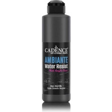 Cadence Ambiante Metalik Islak Zemin Boyası AWM08 Siyah 250ML + Katalizör 10GR
