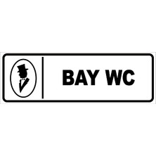 Vizyon Trafik Bay Wc Levhası 10X30 0.4 mm Galvaniz Saç