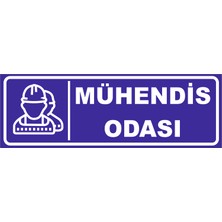 Vizyon Trafik Mühendis Odası Levhası 10X30 3 mm Dekota