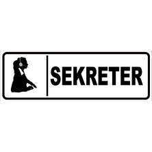 Vizyon Trafik Sekreter Levhası 10X30 3 mm Dekota