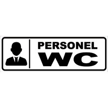 Vizyon Trafik Personel Wc Levhası 10X30 0.4 mm Galvaniz Saç